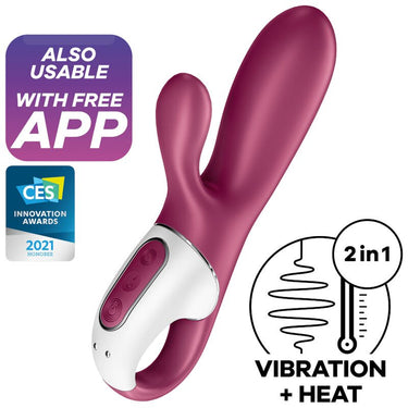 Vibratore termico con stimolazione doppia e app smart per il massimo piacere